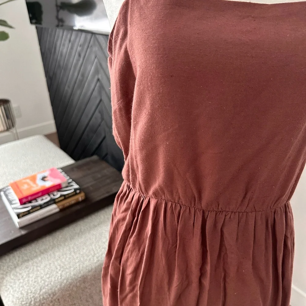 WOMANCE dress in Terra cotta - Picture 2 of 7